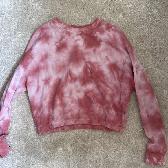 Pink tie-dye sweatshirt - Picture 2 of 2